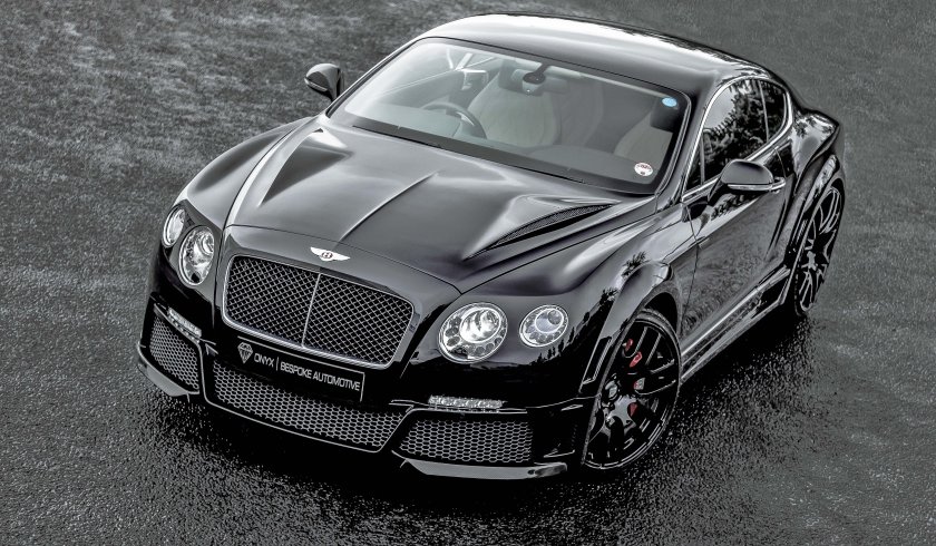 Серый Бентли с рисунком