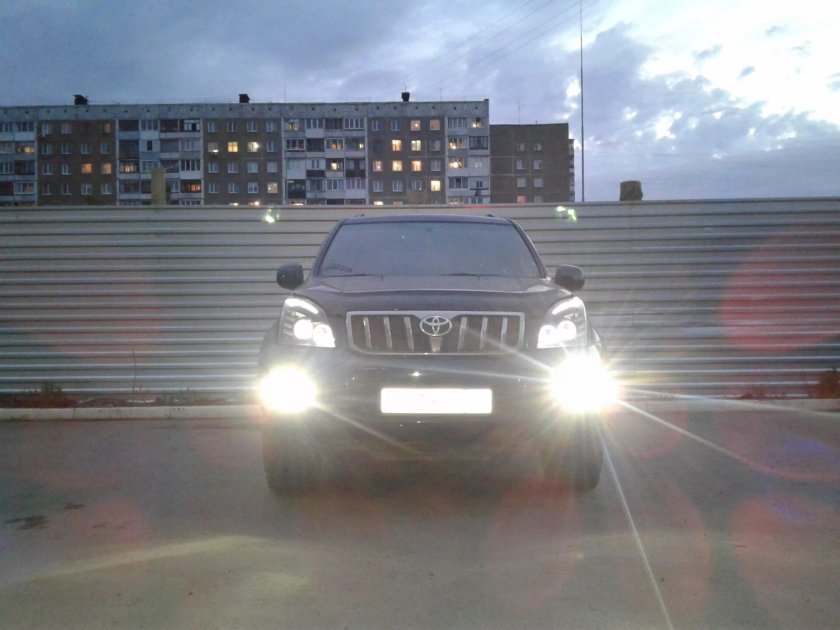 Led ПТФ Land Cruiser Prado 120