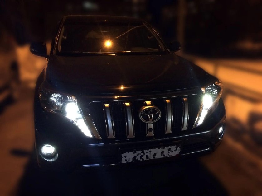 Светодиодные фары Прадо 150 2.8 дизель