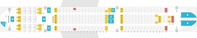 А330-300 схема посадочных мест турецкие авиалинии