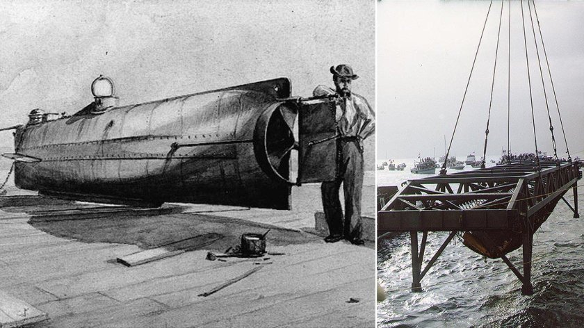 Подводная лодка ханли 1864