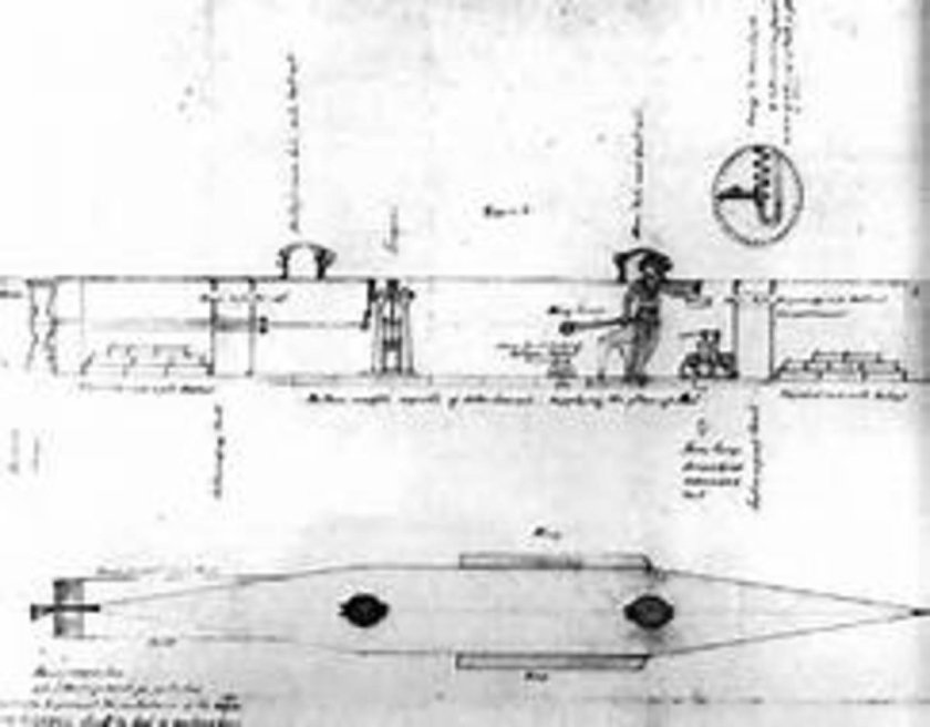 Первая подводная лодка