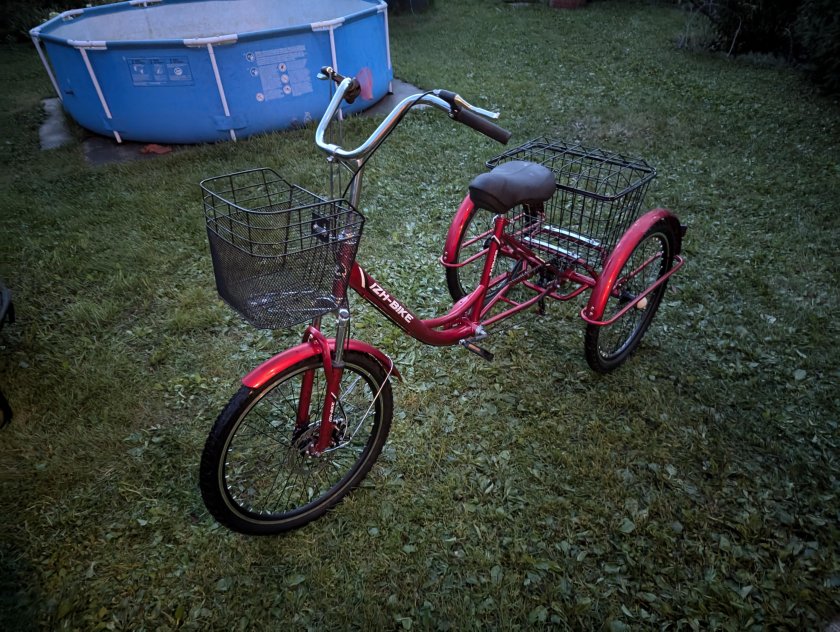 Трехколесный велосипед иж байк фермер