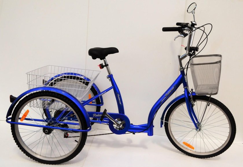 Трёхколёсный электровелосипед взрослый 250ватт