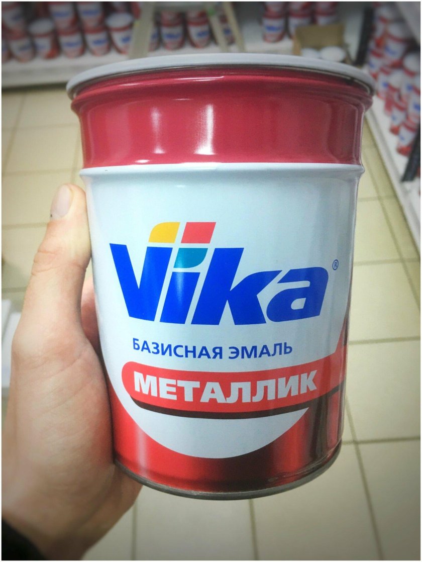 Vika базисная эмаль металлик