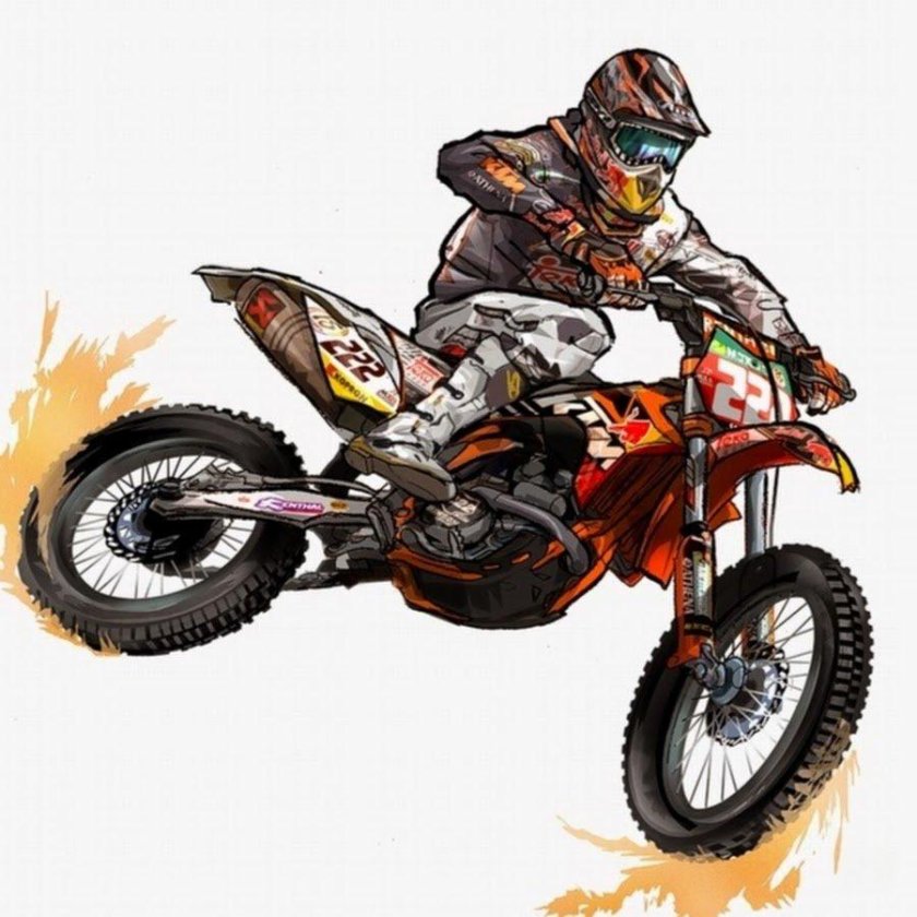 Питбайк КТМ стант