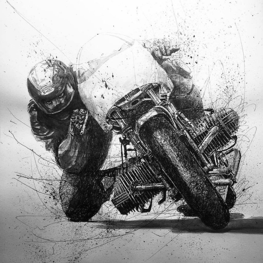 Тату мотоцикл