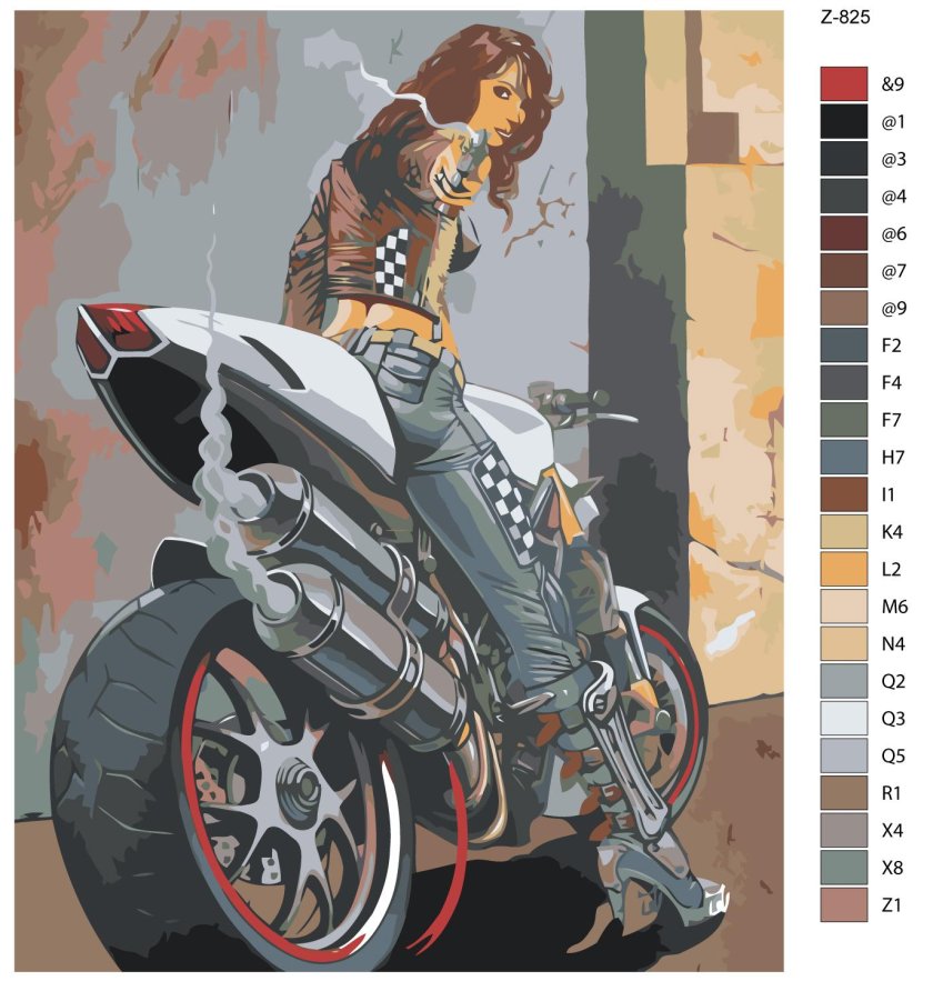 Мотоцикл арт