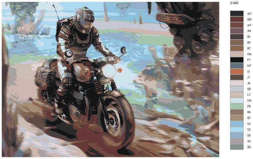 Байкер концепт арт