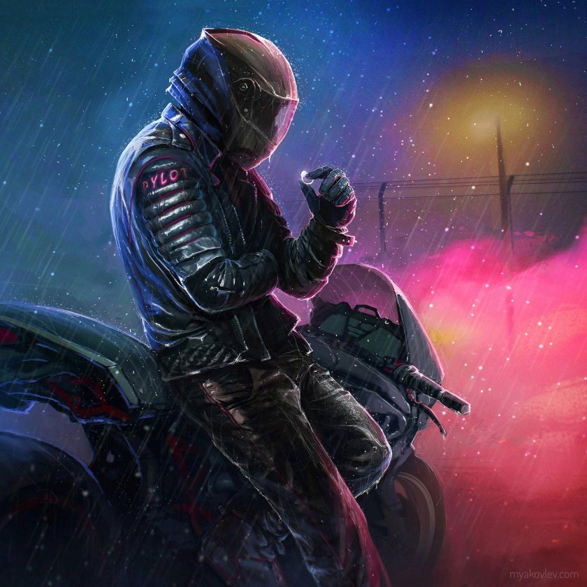 Synthwave гонщик