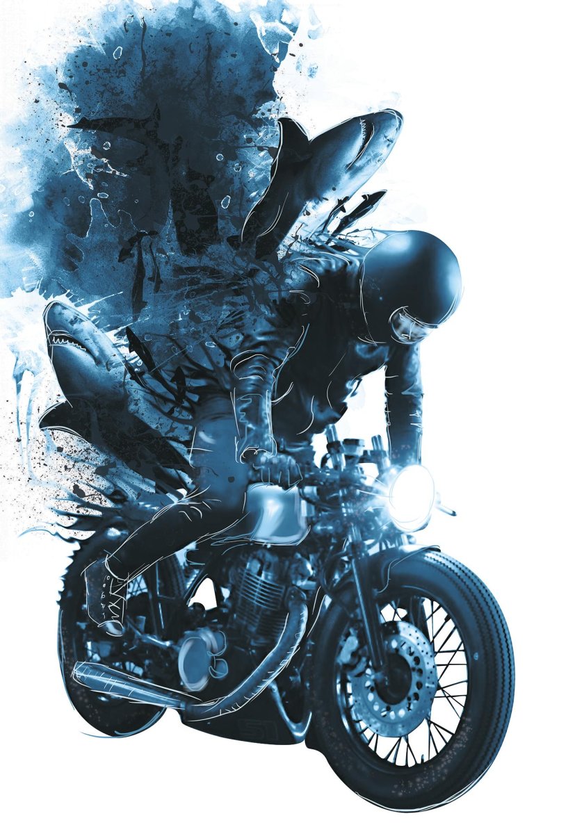 Мотоцикл арт