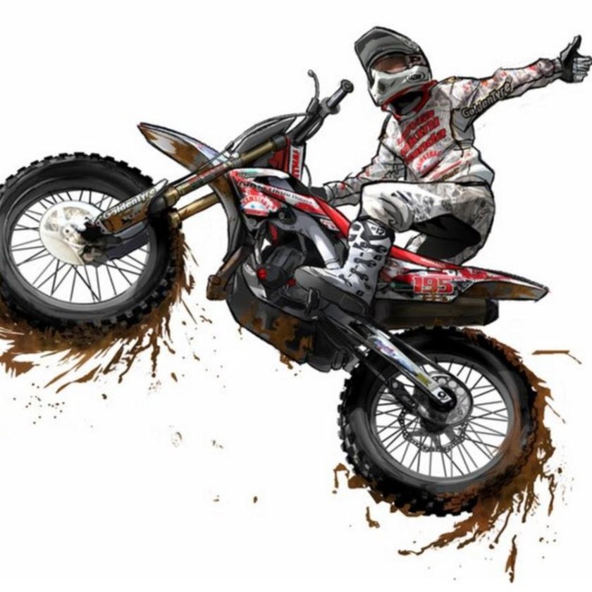 Enduro мотоцикл вектор
