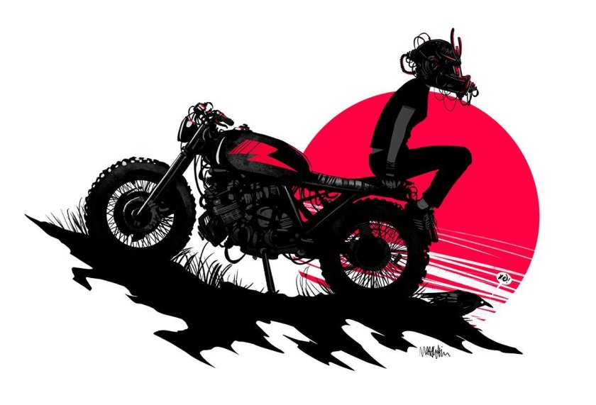 Принты с мотоциклами