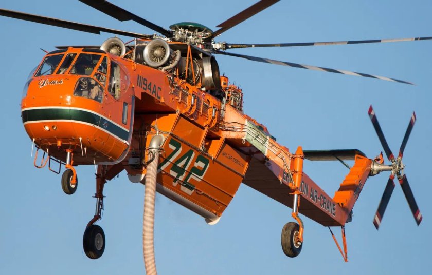 Вертолёт-кран Sikorsky s-64