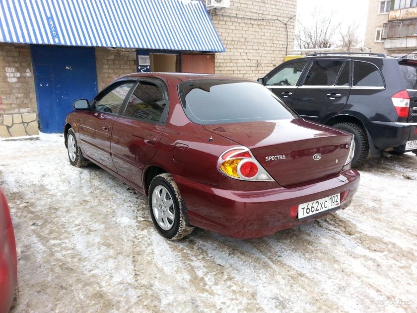 Киа спектра 2008 красный перец