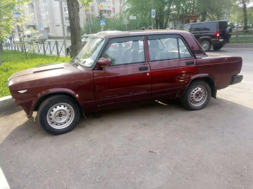Ваз 2107 цвет красный перец