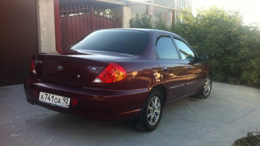 Киа спектра красный перец