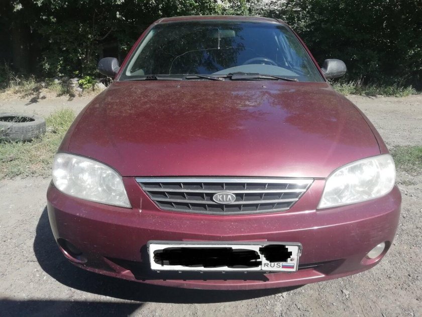 Киа спектра красный перец