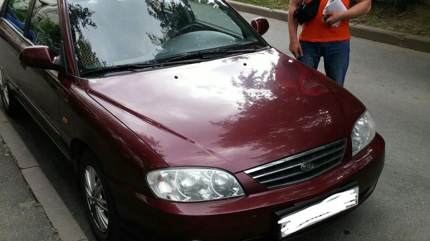 Киа спектра 2008 красный перец