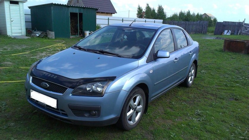 Форд фокус 2006 седан голубой