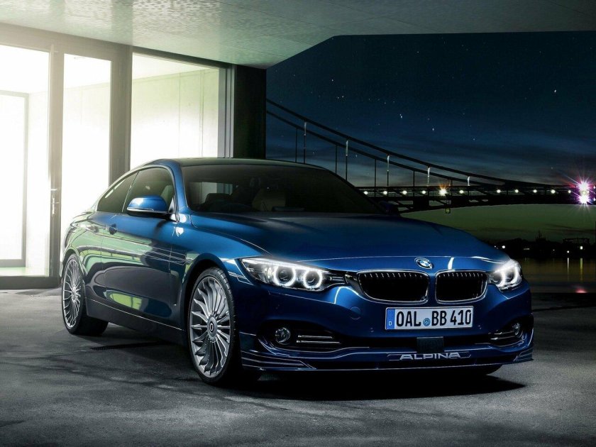 BMW Альпина 6 синяя