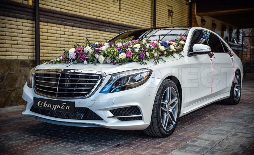 Мерседес s500 long свадебный