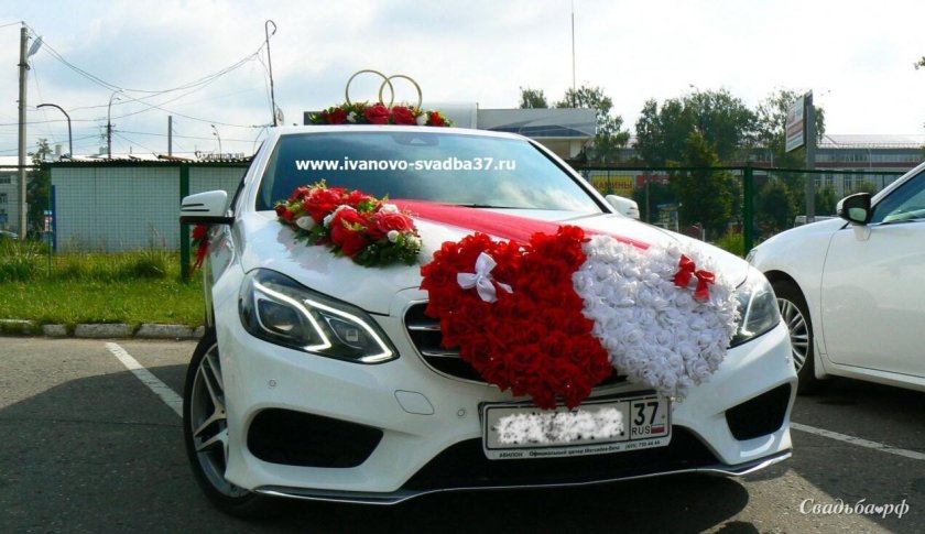 Свадебный кортеж Mercedes-Benz e