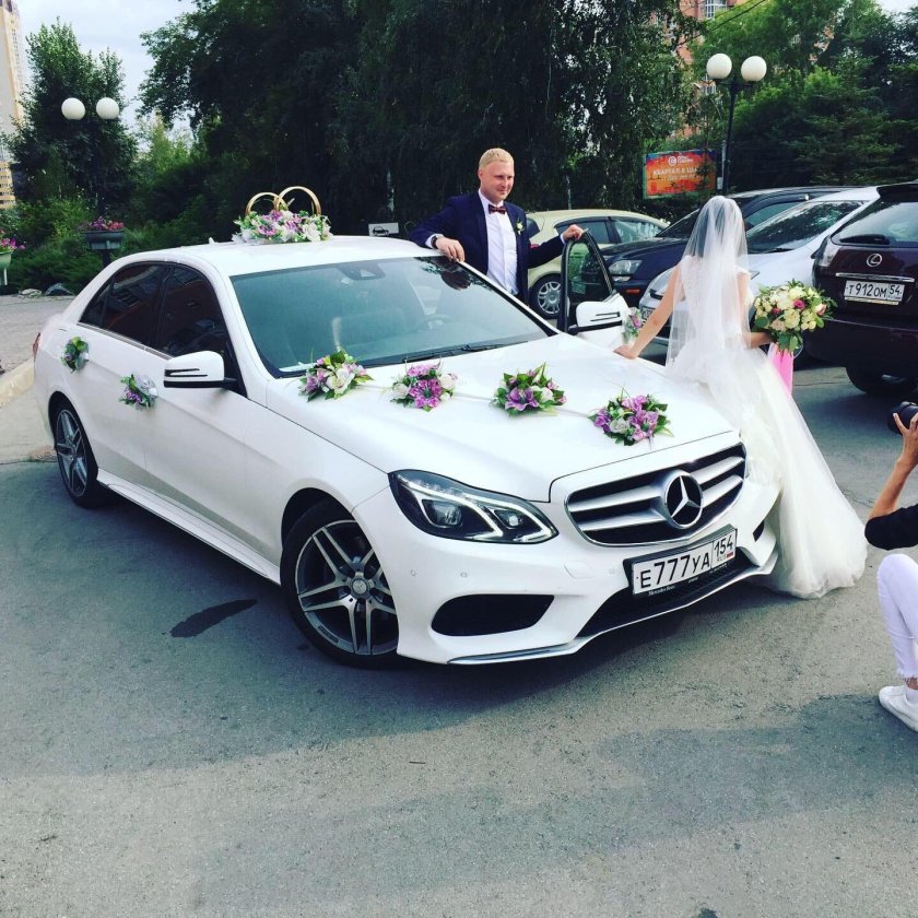 Свадебный Мерседес w212