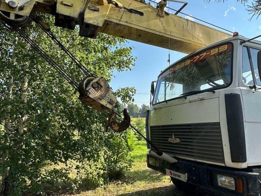 Автокран маз