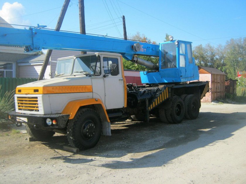 Краз 250 автокран