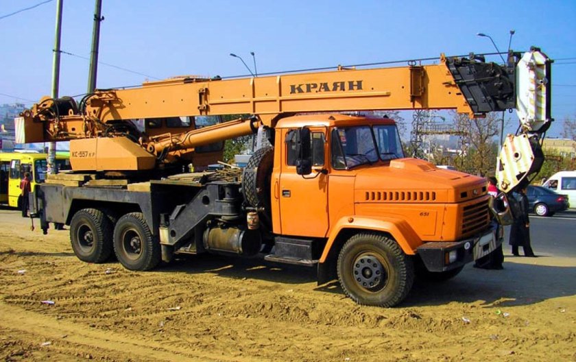 КРАЗ 6510 автокран