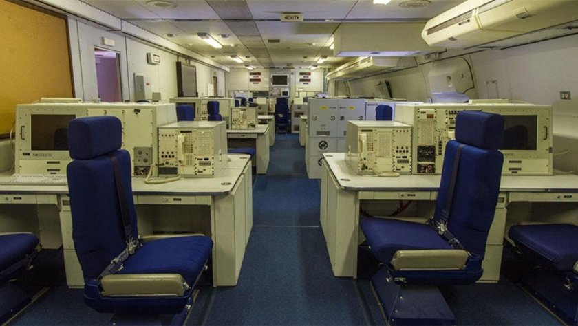 Boeing e-4b Nightwatch внутри