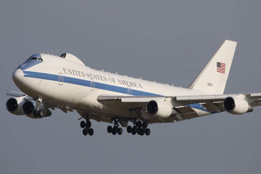 Boeing e-4b Nightwatch внутри