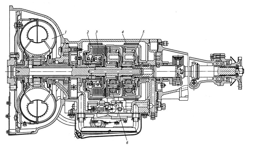 Гидромеханическая коробка передач переднеприводного автомобиля