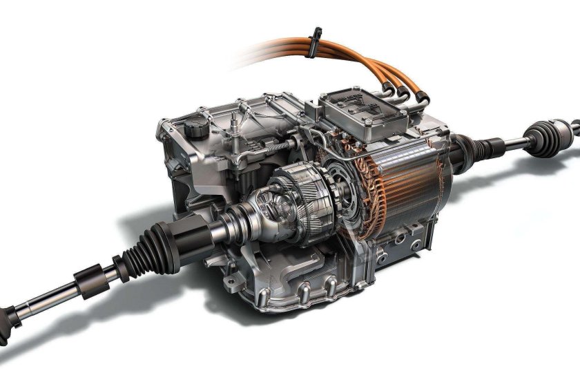 Тяговый электродвигатель электромобиля Тесла