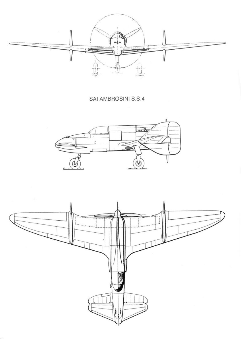 Самолет Sai-Ambrosini SS.4