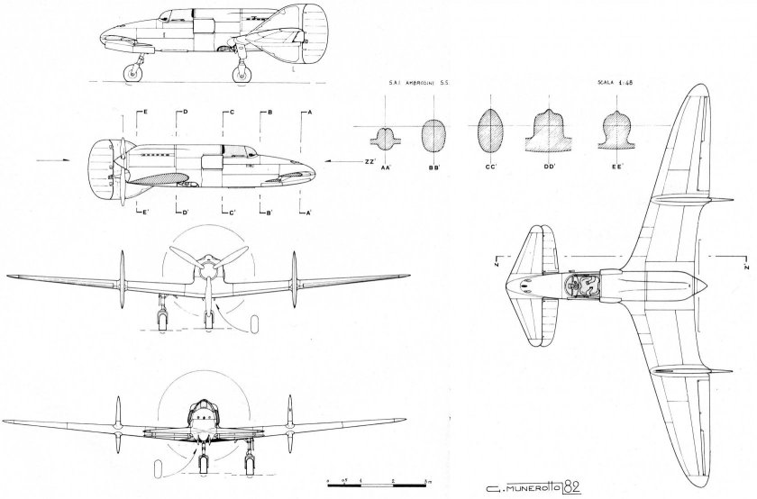 Самолет Sai-Ambrosini SS.4