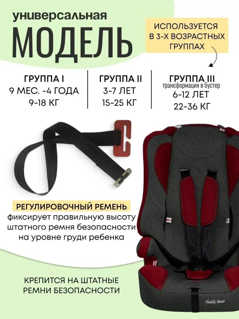 Автокресло Teddy Bear 513rf