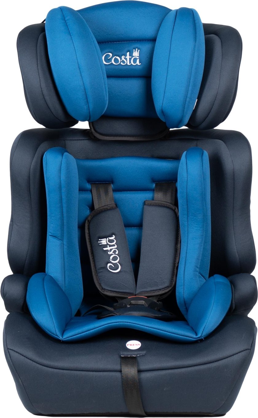 Автокресло синее