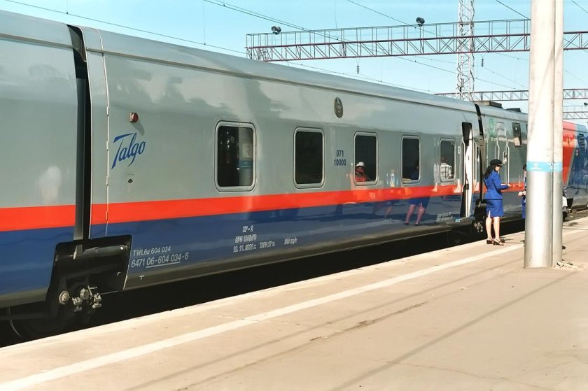 Вагоны Тальго в Казахстане