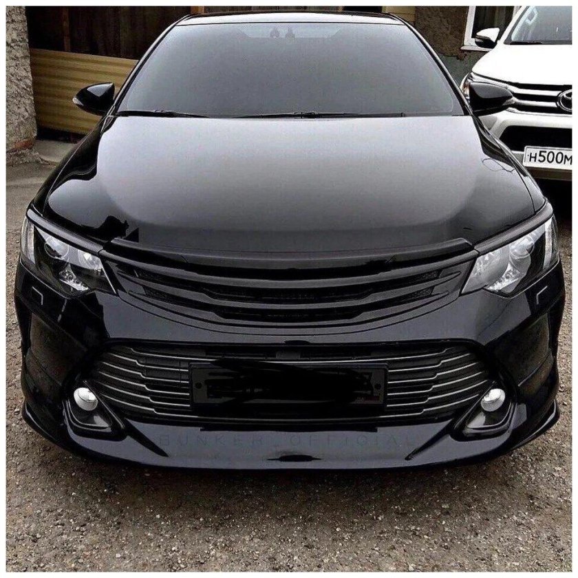 Camry 55 антихром черный