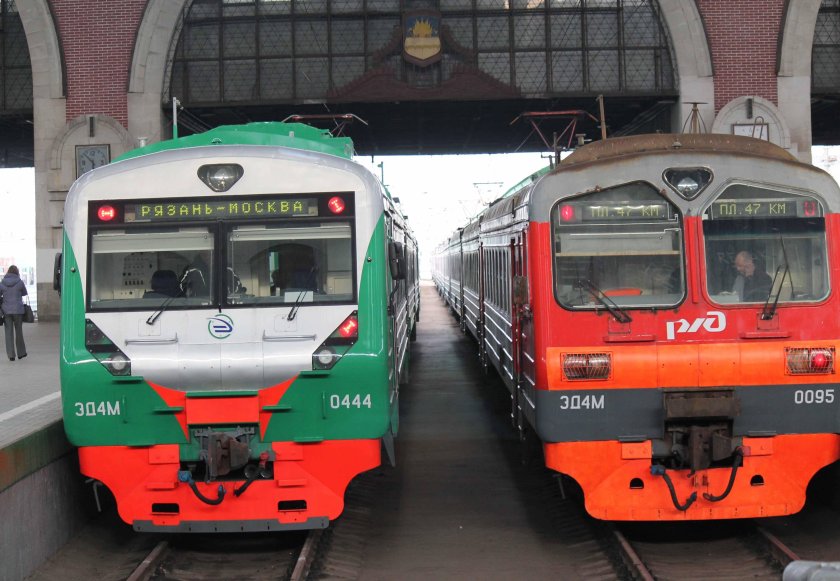 Электричка Москва Казанская-Рязань-1