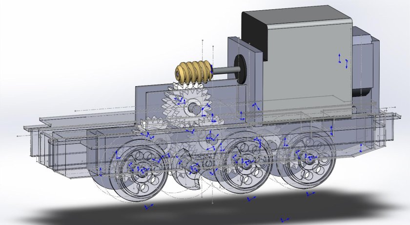 Модель тепловоза ТГМ 23