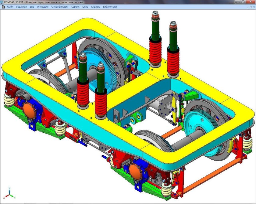 Рама тележки вл85