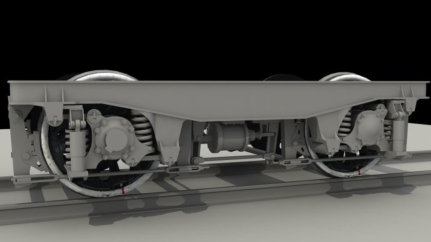Рама тележки электровоза эп1м