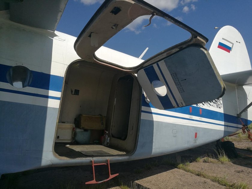 АН-2 биплан кабина