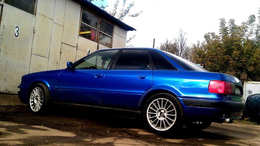Audi 80 б4 синий металлик