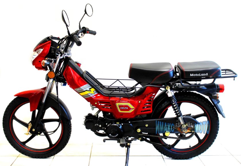 Мопед Дельта красный 50cc