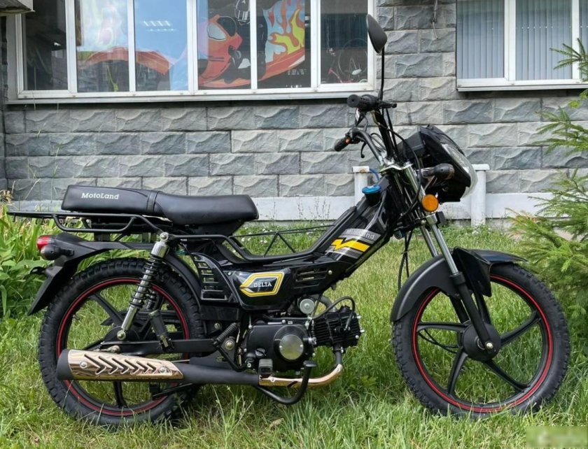 Мопед Дельта черный