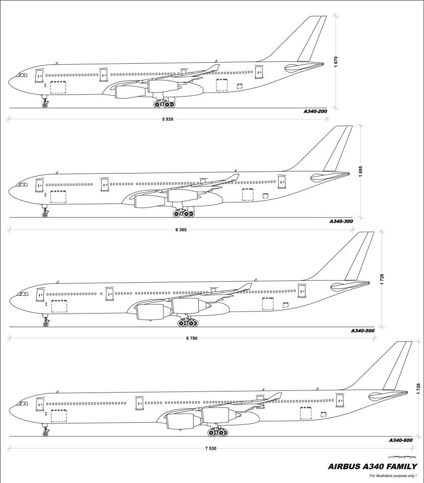 Airbus a340 фюзеляж